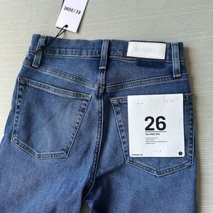 NWT re/done 70's stove pipe jeans